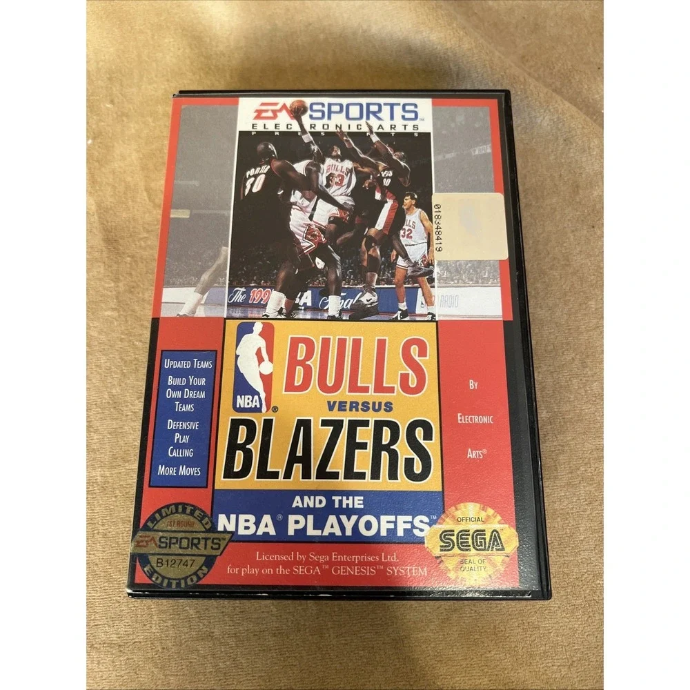 Bulls vs. Blazers and the NBA Playoffs (Sega Genesis, 1993)